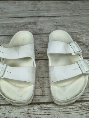 Birkenstock Eva White Foam Slide Sandals Size 38